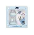 CHICCO SET PERFECT 5 PLAST.BOY 150ML FL.LENTO SILICONE