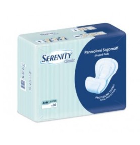 SERENITY PANNOLONE SAGOMATO CLASSIC SUPER 30PZ
