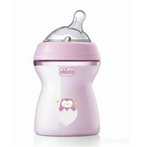 CHICCO BIBERON NF PLAST.2M+ 250ML BIMBA