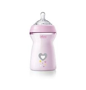 CHICCO BIBERON NF PLAST.6M+ 330ML BIMBA