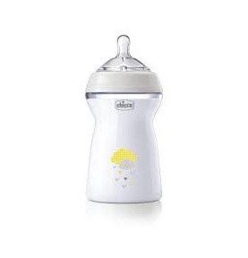 CHICCO BIBERON NF PLAST.6M+ 330ML UNISEX