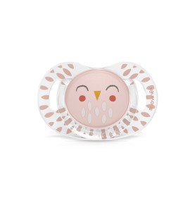 SUAVINEX SUCCHIETTO SILICONE BONHOMIA 18M+ PIUMA ROSA