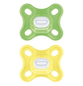 MAM SUCCHIETTO COMFORT 0-2M SILICONE NEUTRO 2PZ
