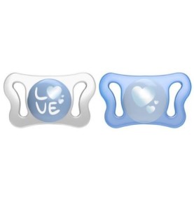 CHICCO SUCCHIETTO MICRO BIMBO 0-2M 2PZ SILICONE