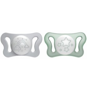CHICCO SUCCHIETTO MICRO LUMI 0-2M 2PZ SILICONE