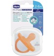 CHICCO GOMMOTTO PHYSIO FORMA SOFT LUXE 2-6M 1PZ ARANCIO