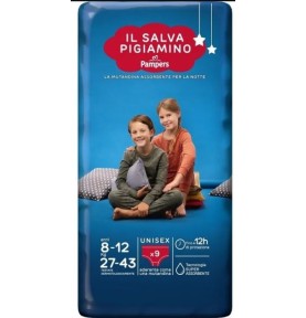 PAMPERS SALVAPIGIAMINO L/XL 8-12 ANNI KG 27-43 PZ 9 UNISEX
