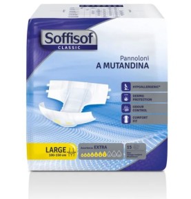 SOFFISOF PANNOLONE CLASSIC EXTRA TG.L PZ.15