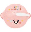 DISNEY BABY PIATTO MINNIE C/VENTOSA E CUCCHIAINO ART.13131