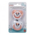 DISNEY BABY SET 2PZ SUCCHIETTI SILIC.0-6M MINNIE ART.13169