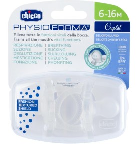 CHICCO GOMMOTTO PHYSIO CRYSTAL 6-16M 2PZ