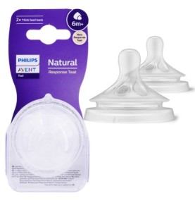 AVENT TETTARELLE NATURAL 3.0 PZ.2 6M+ x LIQUIDI DENSI