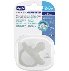 CHICCO GOMMOTTO PHYSIO FORMA SOFT LUXE 2-6M 1PZ GRIGIO