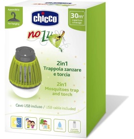 CHICCO 2IN1 TRAPPOLA ANTIZANZARE E LAMPADA PORTATILE