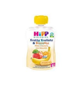 HIPP FRUTTA FRULLATA & BISCOTTO MELA BANANA BISCOTTO