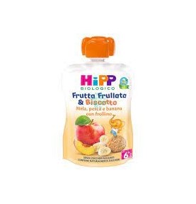 HIPP FRUTTA FRULLATA & BISCOTTO MELA PESCA BANANA FROLLINO