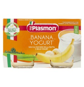 PLASMON MERENDA YOGURT BANANA 2PZ 120GR