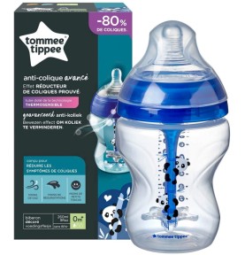 TOMMEE TIPPEE BIBERON ANTICOLICA 260ML 0M+ FL.LENTO BOY