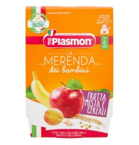 PLASMON MERENDA FRUTTA CEREALI 2PZ 120GR