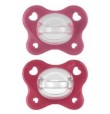 CHICCO GOMMOTTO PHYSIO DUAL SOFT ROSA 16-36M 2PZ