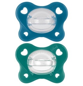 CHICCO GOMMOTTO PHYSIO DUAL SOFT BLU 16-36M 2PZ