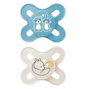 MAM 2 SUCCHIETTI ORIGINAL START 0-2M SILICONE MASCHIO