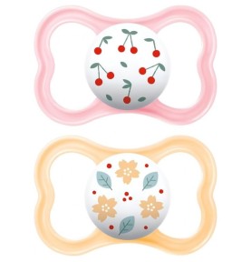 MAM 2 SUCCHIETTI AIR 6M+ SILICONE FEMMINA