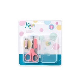 KIOKIDS SET FORBICINE LIMA E TAGLIAUNGHIE ROSA