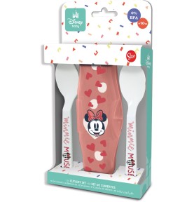 DISNEY BABY SET 2 CUCCHIAI CON CUSTODIA MINNIE ART.10766