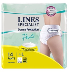 LINES PANTS EXTRA MIS.L 14PZ DERMA PROTECTION