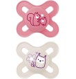 MAM 2 SUCCHIETTI ORIGINAL START 0-2M SILICONE FEMMINA