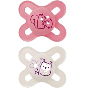 MAM 2 SUCCHIETTI ORIGINAL START 0-2M SILICONE FEMMINA