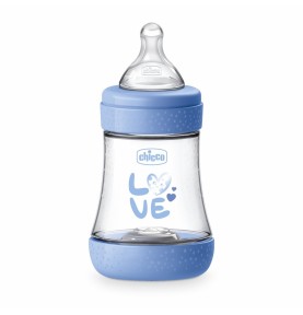 CHICCO BIBERON PERFECT 5 PLAST.BOY FL.LENTO 150ML SILIC