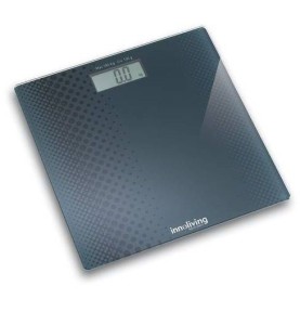 INNOLIVING BILANCIA DIGITALE PESAPERSONA ULTRASLIM NERA