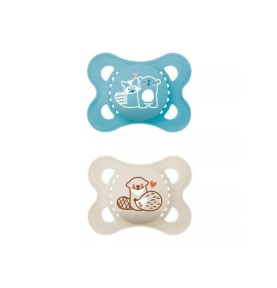 MAM 2 SUCCHIETTI ORIGINAL SILICONE 2-6 MESI MASCHIO