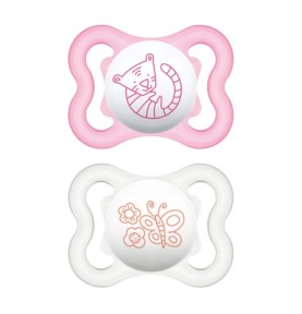 MAM 2 SUCCHIETTI AIR SILICONE 2-6 MESI FEMMINA