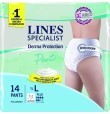 LINES SPECIALIST PANTS PLUS TG.L 14PZ DERMA PROTECTION