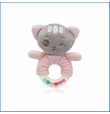 KIOKIDS PELUCHE SONAGLIO GATTINO ROSA