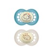 MAM 2 SUCCHIETTI ORIGINAL NIGHT SILICONE 6M+ MASCHIO
