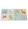 MONI PUZZLE MORBIDO CON STAMPA DINOSAURI 8PZ