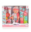 TUTULOVE BAMBOLA 31 CM C/ACCESSORI PAPPA E BAGNETTO