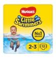 LITTLE SWIMMERS 2-3 KG.3-8 PZ 12 HUGGIES