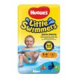 LITTLE SWIMMERS 5-6 KG.12-18 PZ.11 HUGGIES