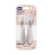 CHICCO POSATINE INOX 18M+ ROSA