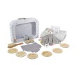 CANGAROO BABY SET REGALO 6 IN 1 BEARLI GRIGIO