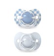 SUAVINEX WILD&FREE SUCCHIETTO 0-6M 2PZ AZZURRO FISIOLOGICO