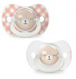 SUAVINEX NIGHT&DAY SUCCHIETTO 6-18M 2PZ ROSA FISIOLOGICO