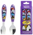 DISNEY BABY SET 2 POSATE IN ALLUMINIO MINNIE ART.81218