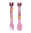 DISNEY BABY SET 2 POSATE IN PLASTICA MINNIE ART.74416