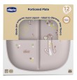 CHICCO PIATTO PORZIONATO 12M+ ROSA